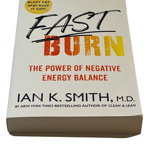 Fast Burn by Ian K Smith Hardcover Book Diet Weight Loss Meal Plan Health - Picture 1 of 5